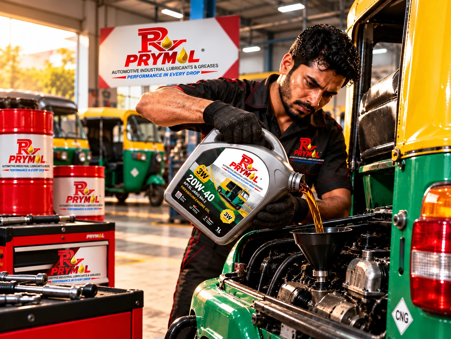 Three-Wheeler Engine Oil